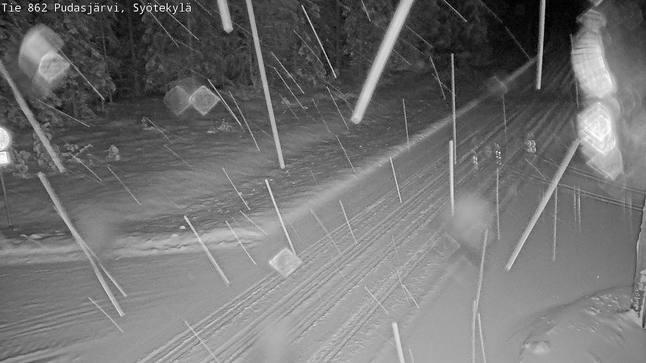 Kelikamerat Kuva Tie 862 Pudasjärvi, Syötekylä, Pudasjärvi, Pohjois-Pohjanmaa