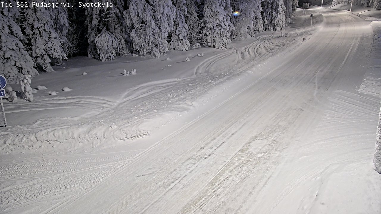 Kelikamerat Kuva Tie 862 Pudasjärvi, Syötekylä, Pudasjärvi, Pohjois-Pohjanmaa