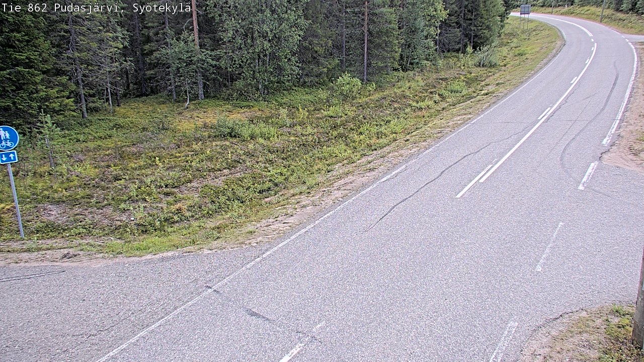 Kelikamerat Kuva Tie 862 Pudasjärvi, Syötekylä, Pudasjärvi, Pohjois-Pohjanmaa