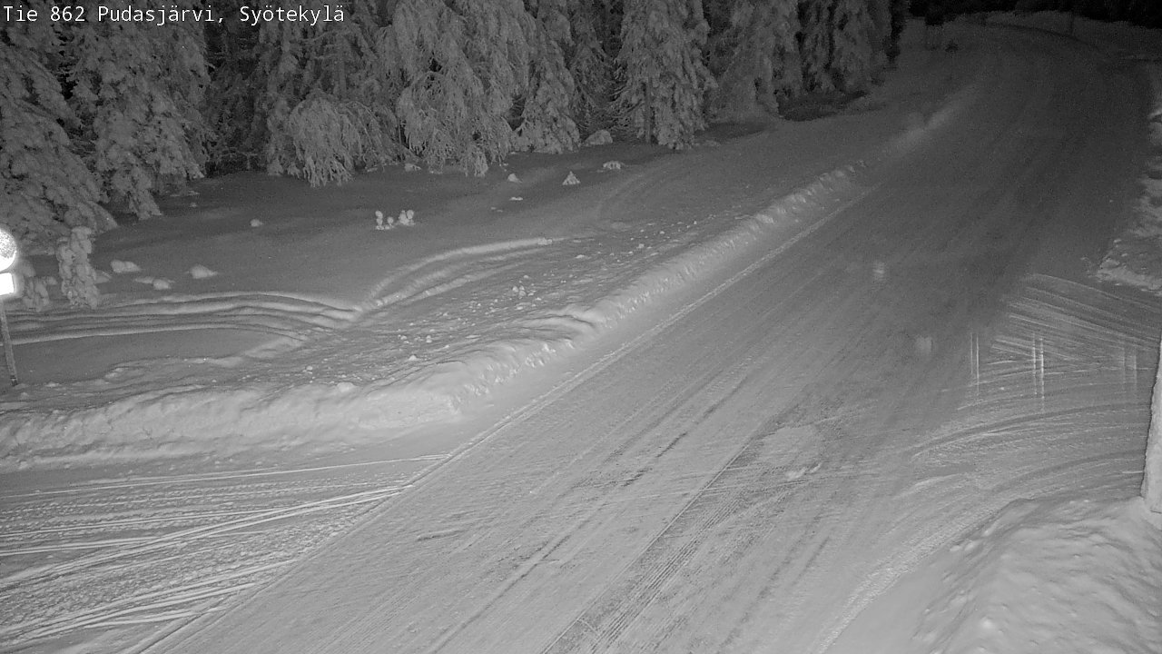 Kelikamerat Kuva Tie 862 Pudasjärvi, Syötekylä, Pudasjärvi, Pohjois-Pohjanmaa