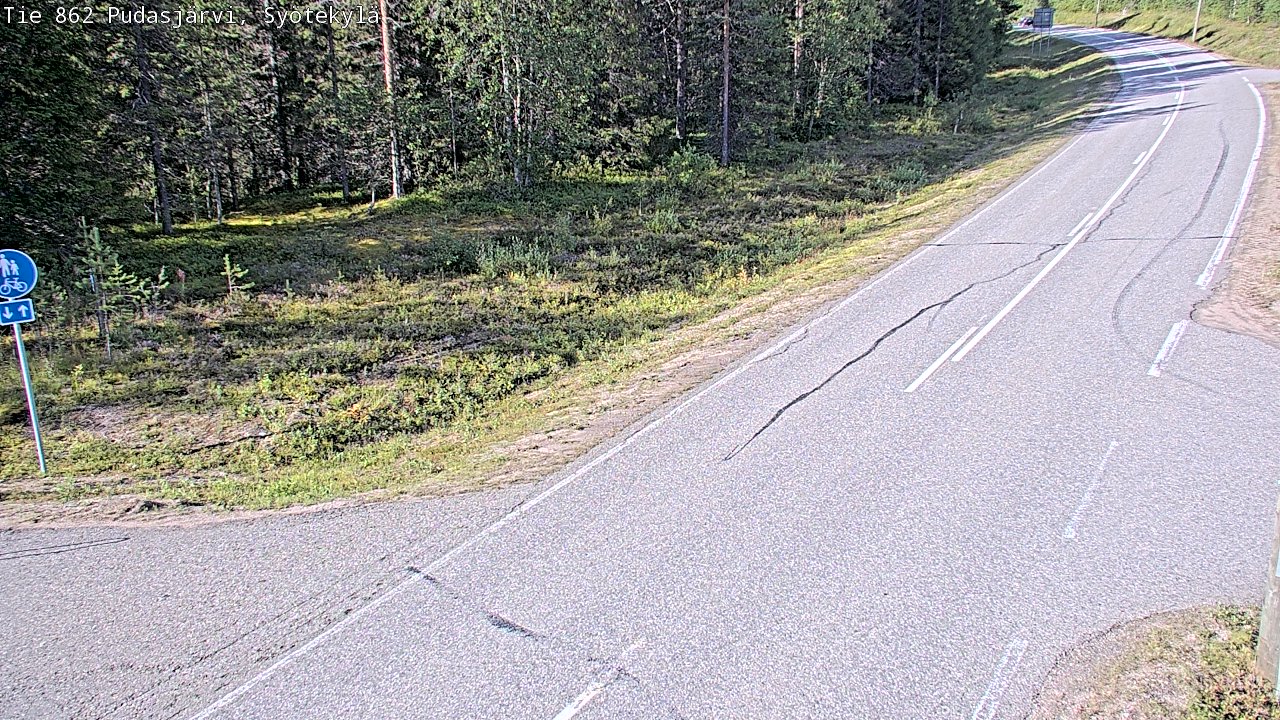 Kelikamerat Kuva Tie 862 Pudasjärvi, Syötekylä, Pudasjärvi, Pohjois-Pohjanmaa