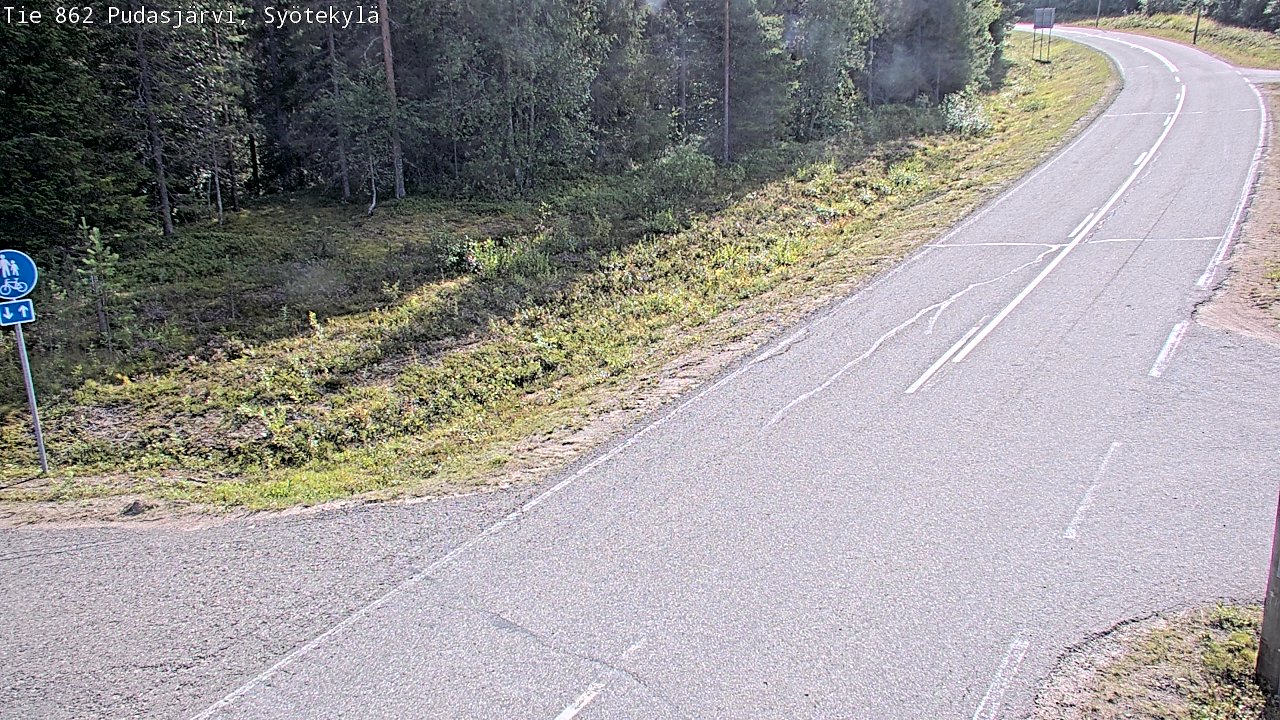 Kelikamerat Kuva Tie 862 Pudasjärvi, Syötekylä, Pudasjärvi, Pohjois-Pohjanmaa