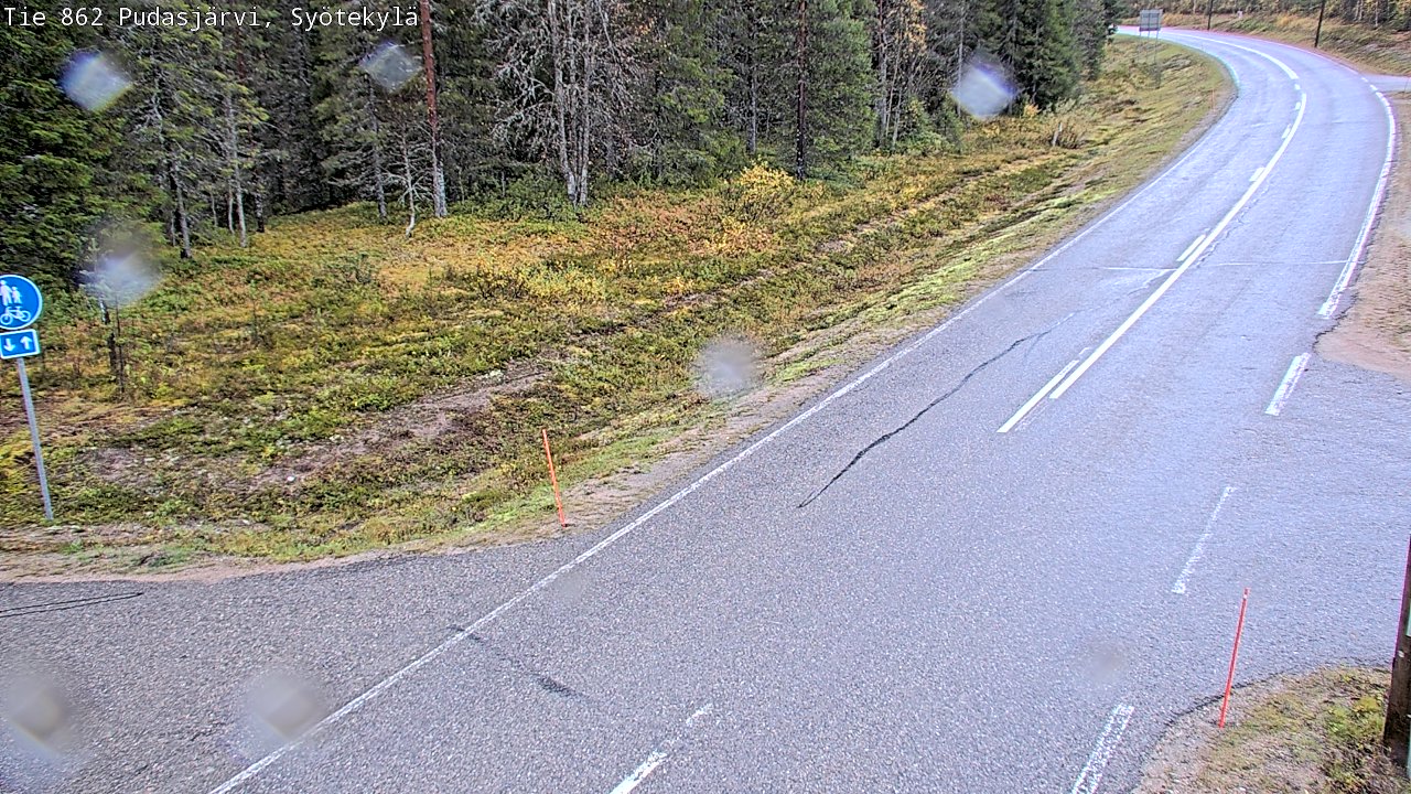 Kelikamerat Kuva Tie 862 Pudasjärvi, Syötekylä, Pudasjärvi, Pohjois-Pohjanmaa