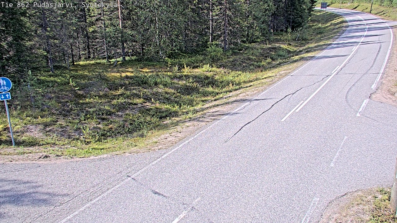 Kelikamerat Kuva Tie 862 Pudasjärvi, Syötekylä, Pudasjärvi, Pohjois-Pohjanmaa