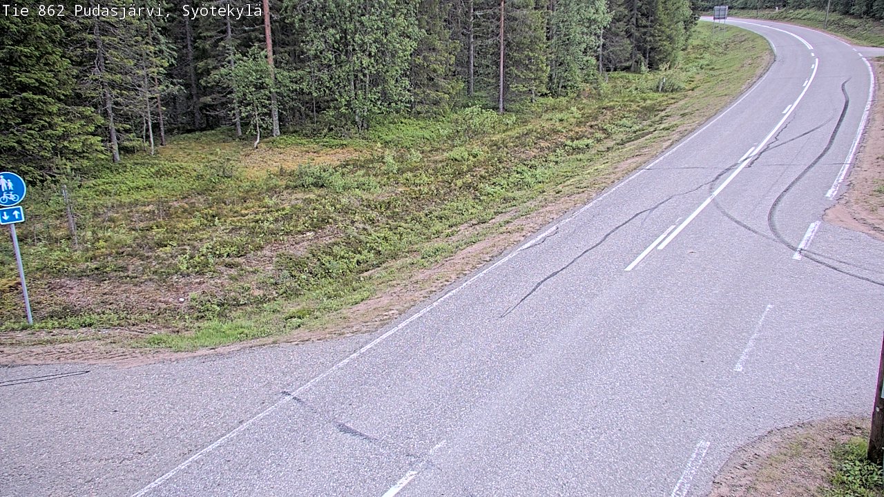 Kelikamerat Kuva Tie 862 Pudasjärvi, Syötekylä, Pudasjärvi, Pohjois-Pohjanmaa