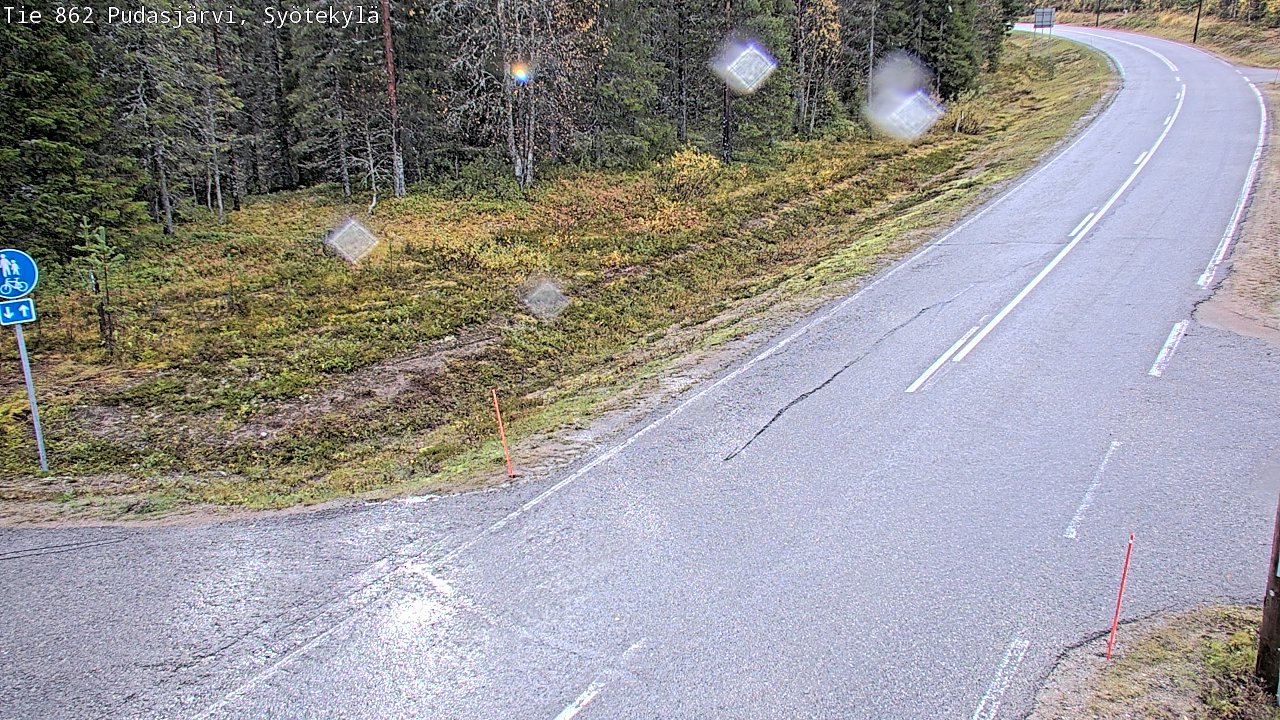 Kelikamerat Kuva Tie 862 Pudasjärvi, Syötekylä, Pudasjärvi, Pohjois-Pohjanmaa