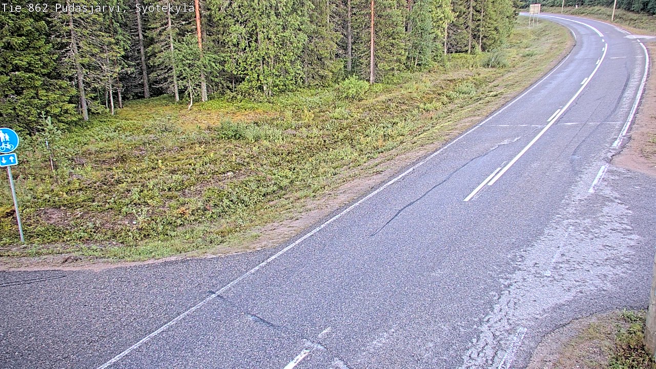 Kelikamerat Kuva Tie 862 Pudasjärvi, Syötekylä, Pudasjärvi, Pohjois-Pohjanmaa