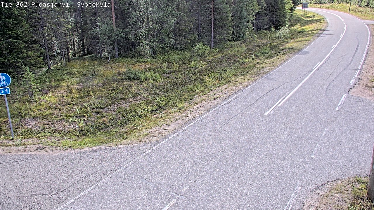 Kelikamerat Kuva Tie 862 Pudasjärvi, Syötekylä, Pudasjärvi, Pohjois-Pohjanmaa