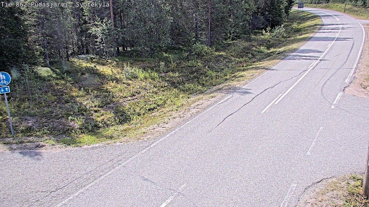 Kelikamerat Kuva Tie 862 Pudasjärvi, Syötekylä, Pudasjärvi, Pohjois-Pohjanmaa