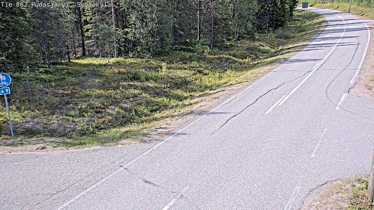 Kelikamerat Kuva Tie 862 Pudasjärvi, Syötekylä, Pudasjärvi, Pohjois-Pohjanmaa
