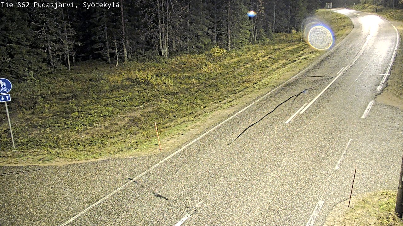 Kelikamerat Kuva Tie 862 Pudasjärvi, Syötekylä, Pudasjärvi, Pohjois-Pohjanmaa