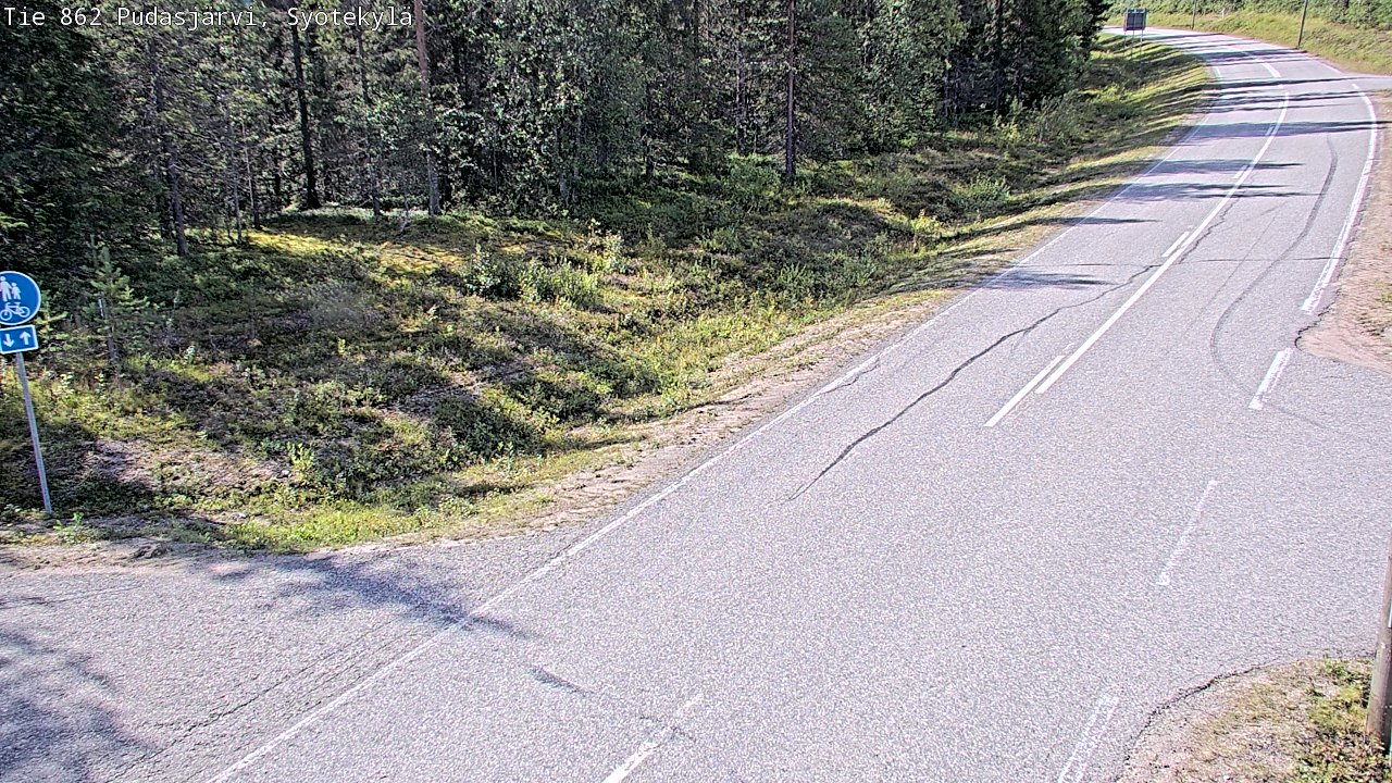 Kelikamerat Kuva Tie 862 Pudasjärvi, Syötekylä, Pudasjärvi, Pohjois-Pohjanmaa