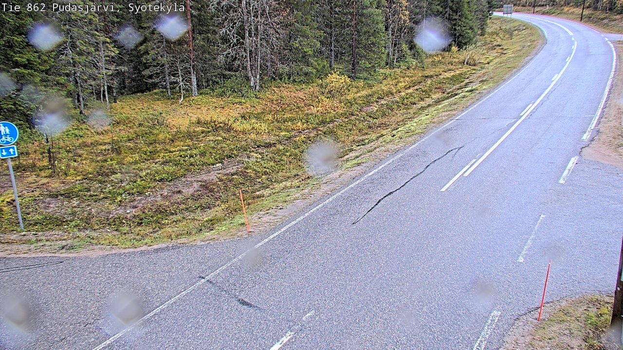 Kelikamerat Kuva Tie 862 Pudasjärvi, Syötekylä, Pudasjärvi, Pohjois-Pohjanmaa