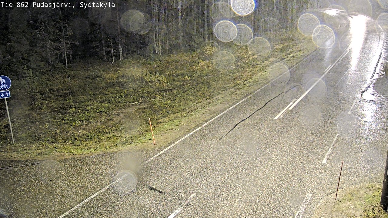 Kelikamerat Kuva Tie 862 Pudasjärvi, Syötekylä, Pudasjärvi, Pohjois-Pohjanmaa