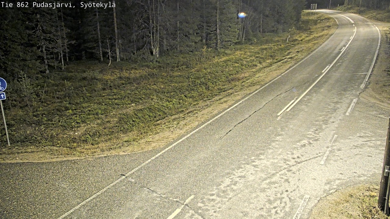 Kelikamerat Kuva Tie 862 Pudasjärvi, Syötekylä, Pudasjärvi, Pohjois-Pohjanmaa