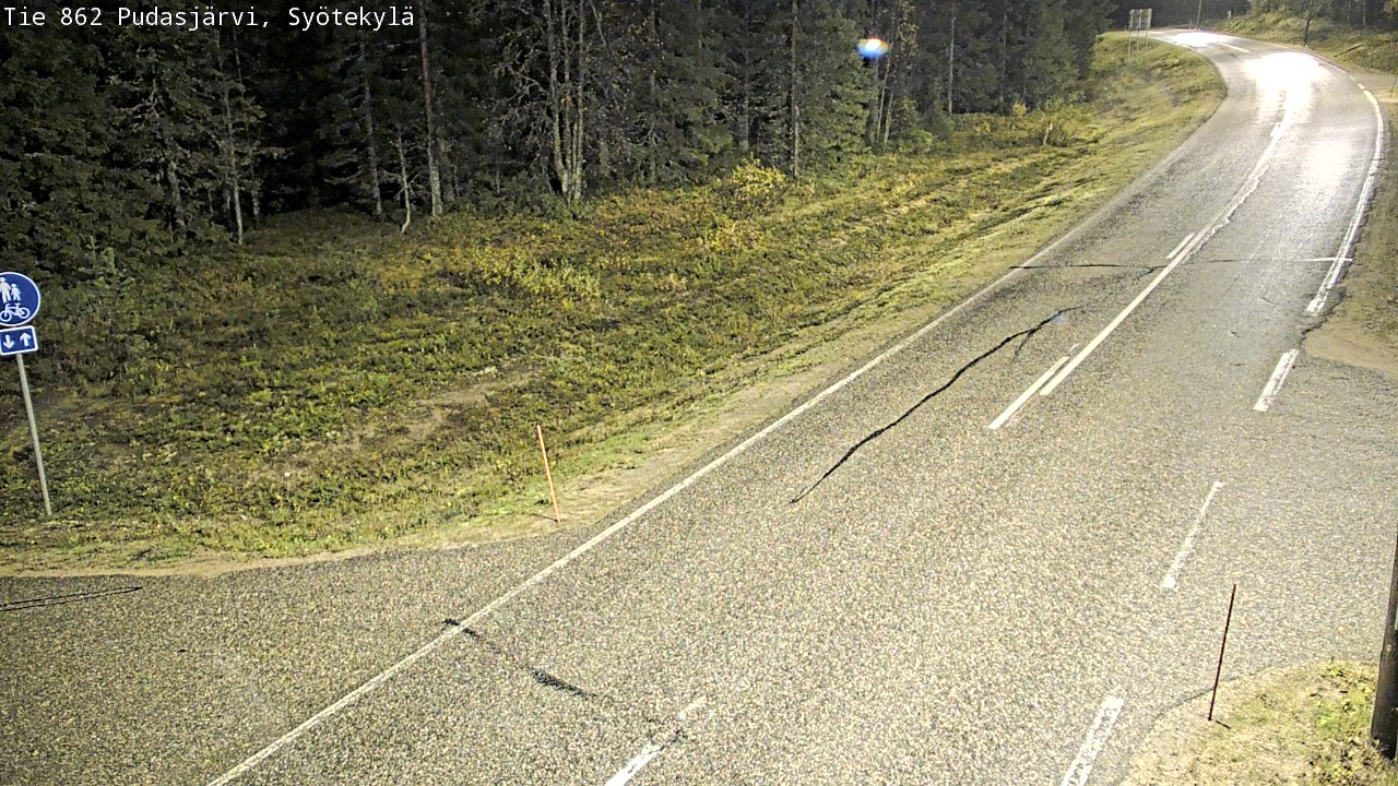 Kelikamerat Kuva Tie 862 Pudasjärvi, Syötekylä, Pudasjärvi, Pohjois-Pohjanmaa