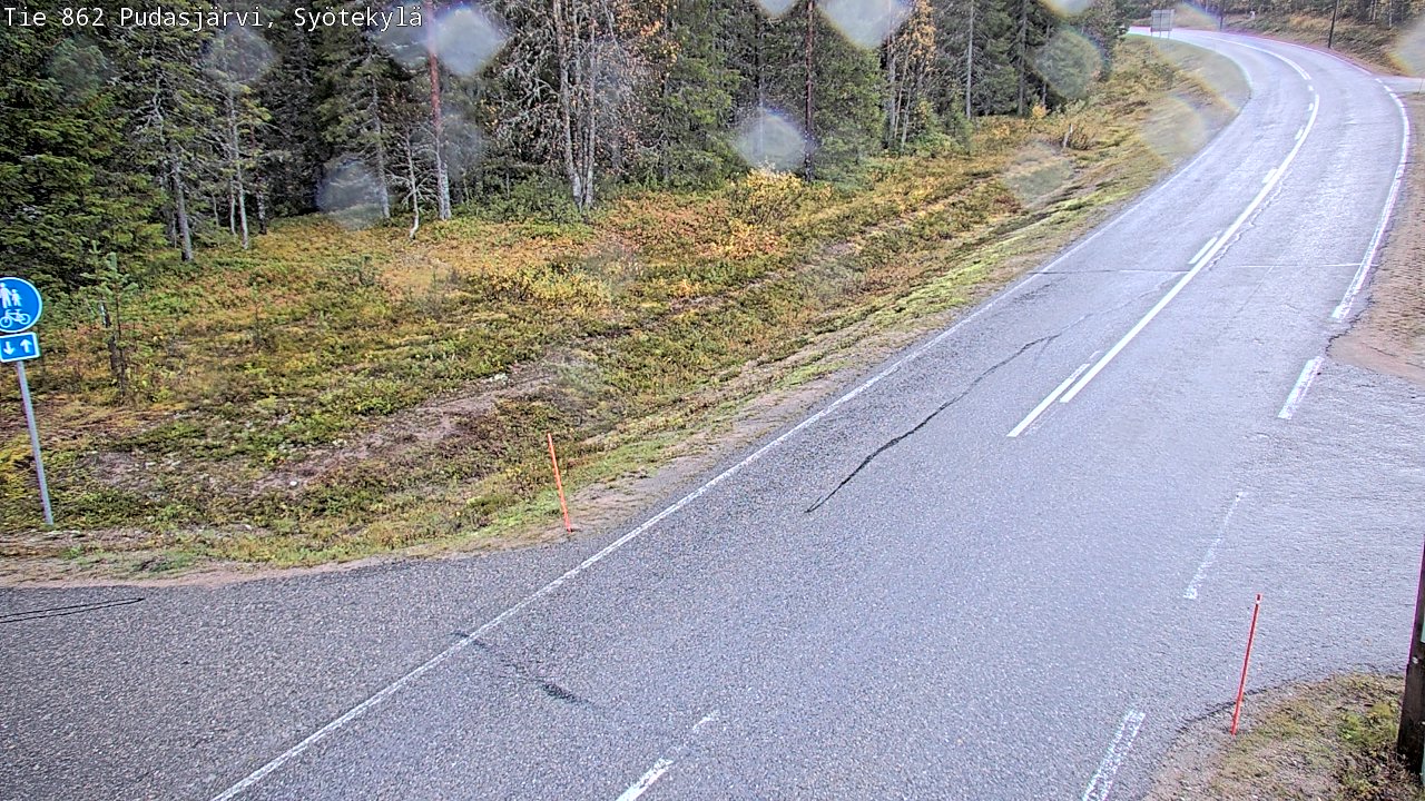 Kelikamerat Kuva Tie 862 Pudasjärvi, Syötekylä, Pudasjärvi, Pohjois-Pohjanmaa
