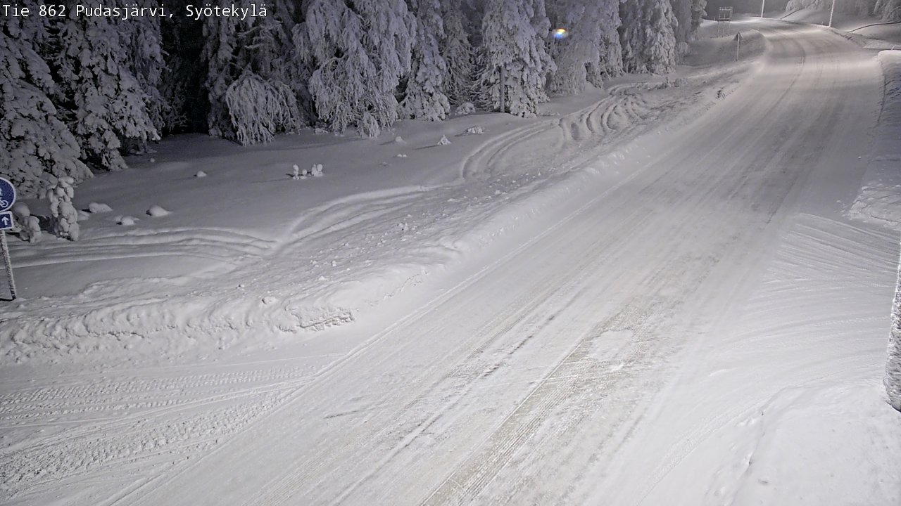 Kelikamerat Kuva Tie 862 Pudasjärvi, Syötekylä, Pudasjärvi, Pohjois-Pohjanmaa
