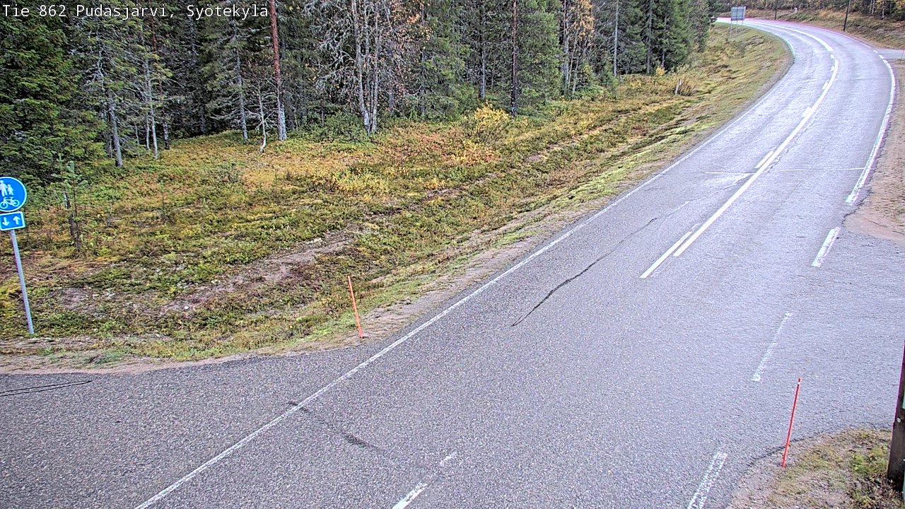 Kelikamerat Kuva Tie 862 Pudasjärvi, Syötekylä, Pudasjärvi, Pohjois-Pohjanmaa