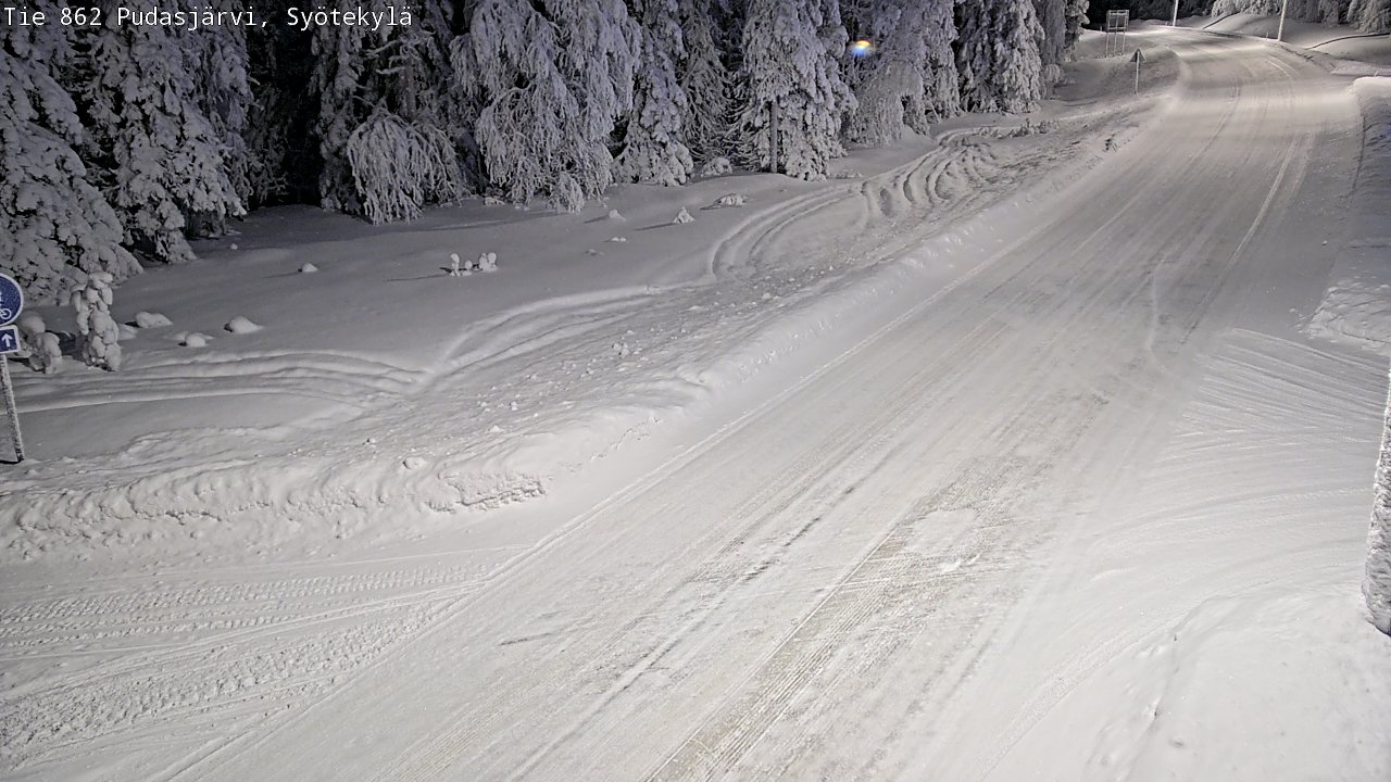 Kelikamerat Kuva Tie 862 Pudasjärvi, Syötekylä, Pudasjärvi, Pohjois-Pohjanmaa
