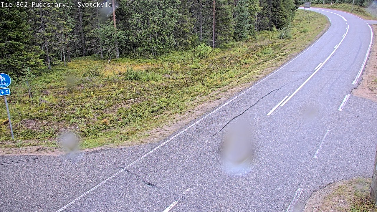 Kelikamerat Kuva Tie 862 Pudasjärvi, Syötekylä, Pudasjärvi, Pohjois-Pohjanmaa