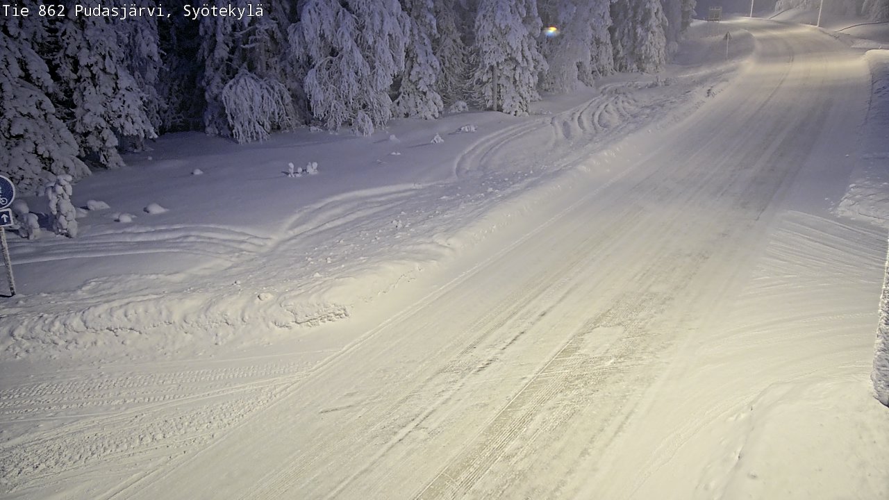Kelikamerat Kuva Tie 862 Pudasjärvi, Syötekylä, Pudasjärvi, Pohjois-Pohjanmaa