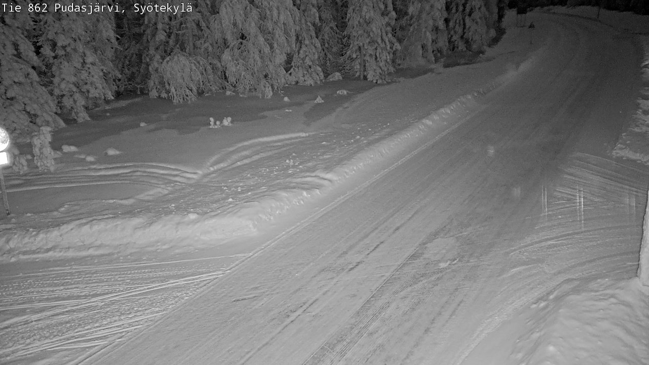 Kelikamerat Kuva Tie 862 Pudasjärvi, Syötekylä, Pudasjärvi, Pohjois-Pohjanmaa