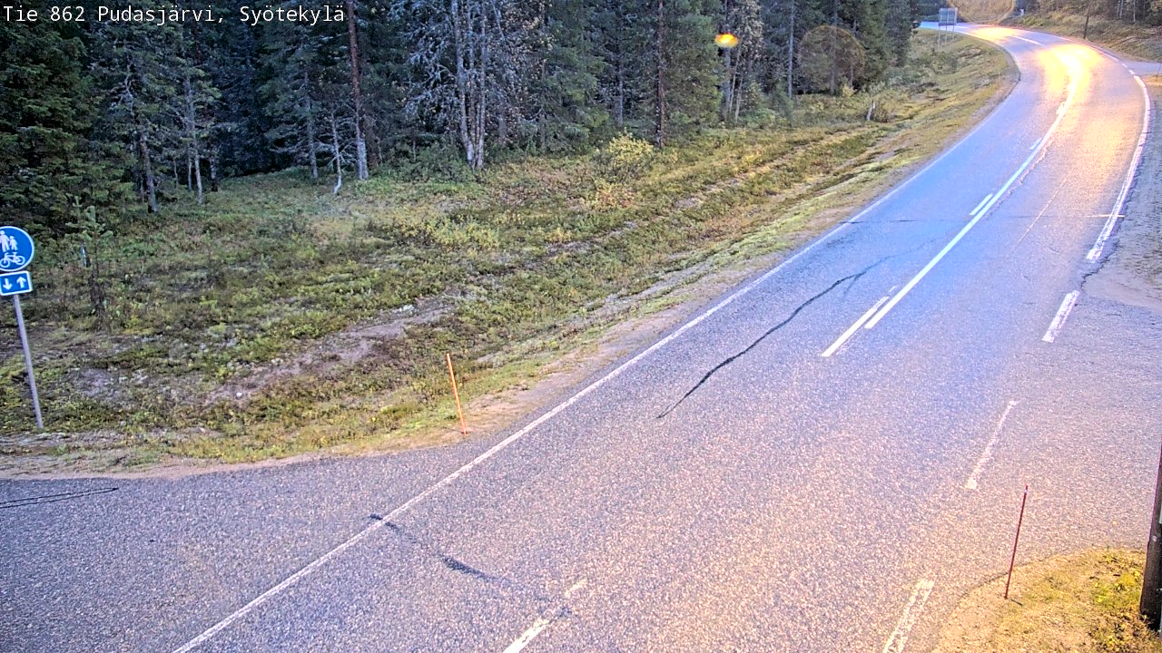 Kelikamerat Kuva Tie 862 Pudasjärvi, Syötekylä, Pudasjärvi, Pohjois-Pohjanmaa