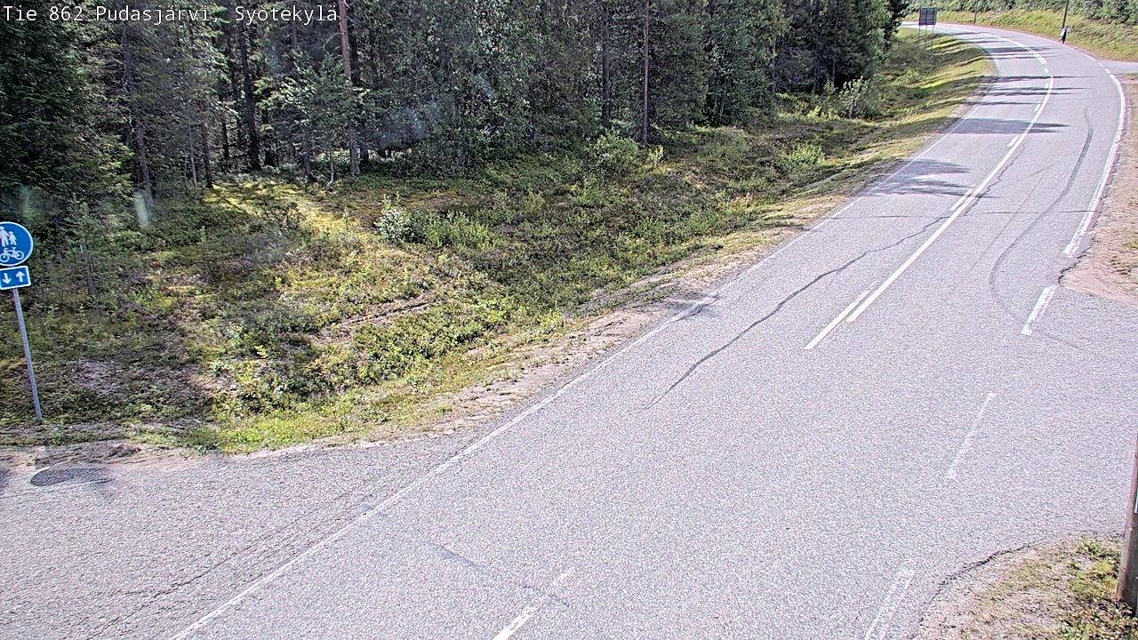 Kelikamerat Kuva Tie 862 Pudasjärvi, Syötekylä, Pudasjärvi, Pohjois-Pohjanmaa