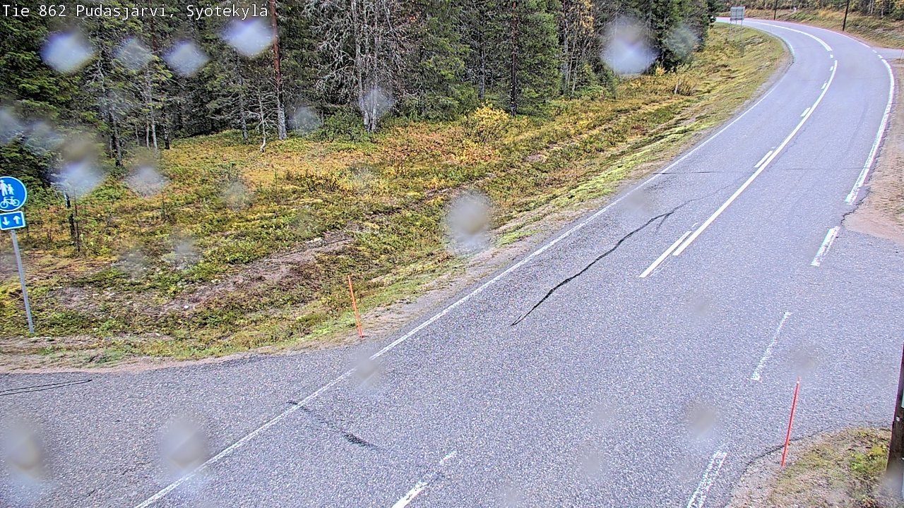 Kelikamerat Kuva Tie 862 Pudasjärvi, Syötekylä, Pudasjärvi, Pohjois-Pohjanmaa