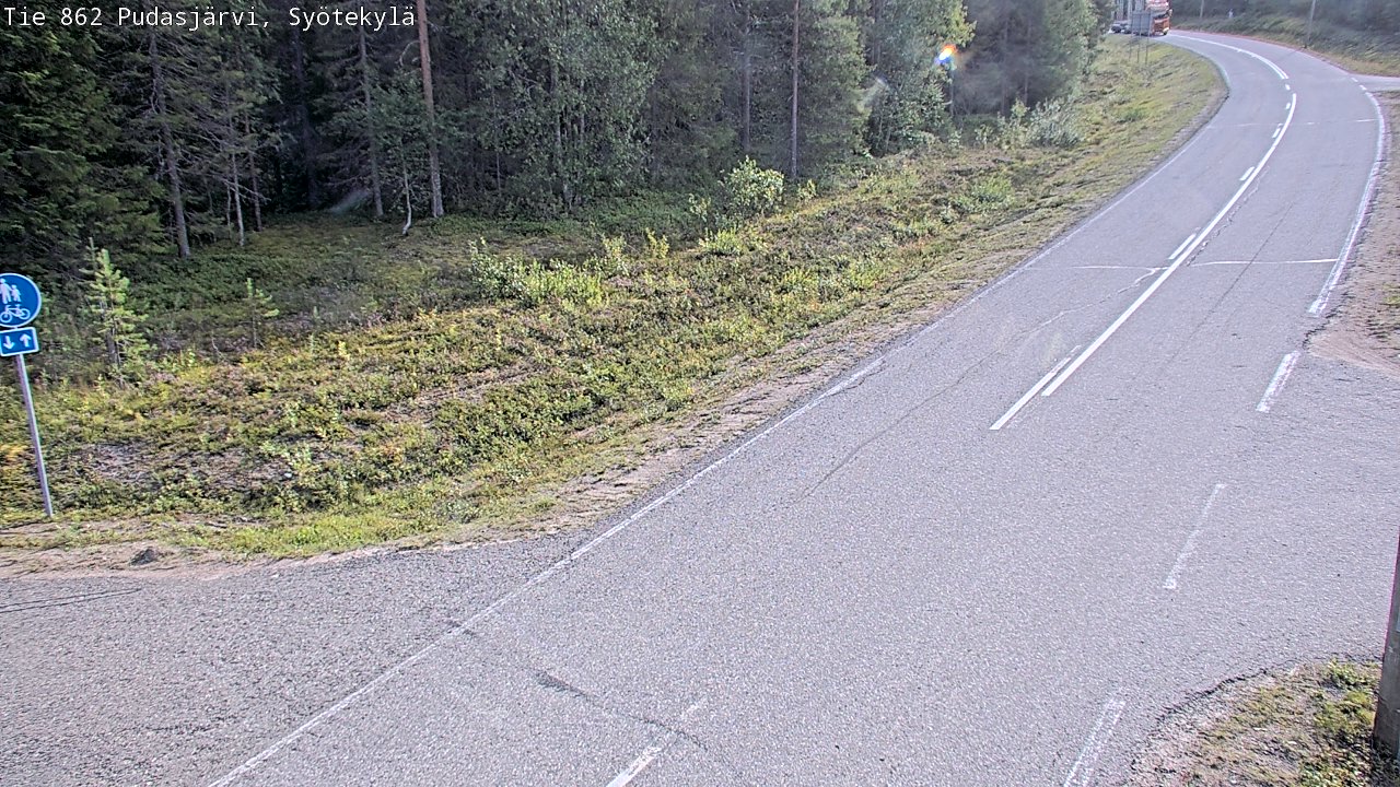 Kelikamerat Kuva Tie 862 Pudasjärvi, Syötekylä, Pudasjärvi, Pohjois-Pohjanmaa