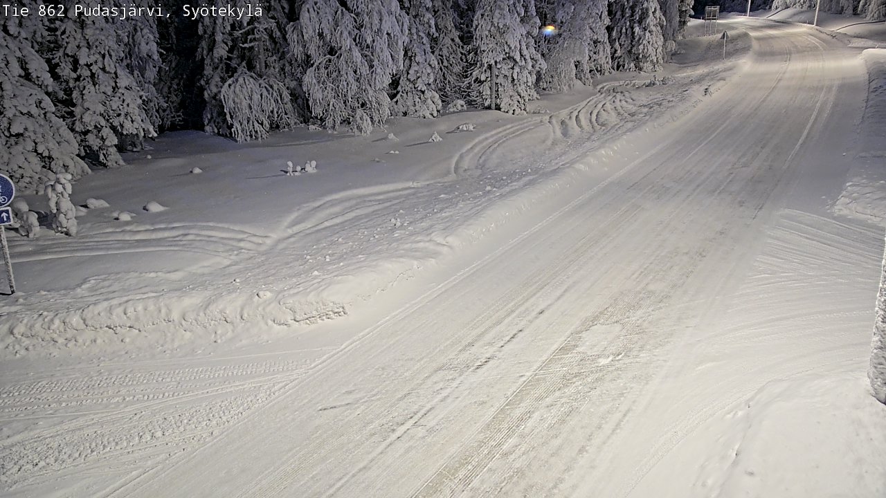 Kelikamerat Kuva Tie 862 Pudasjärvi, Syötekylä, Pudasjärvi, Pohjois-Pohjanmaa