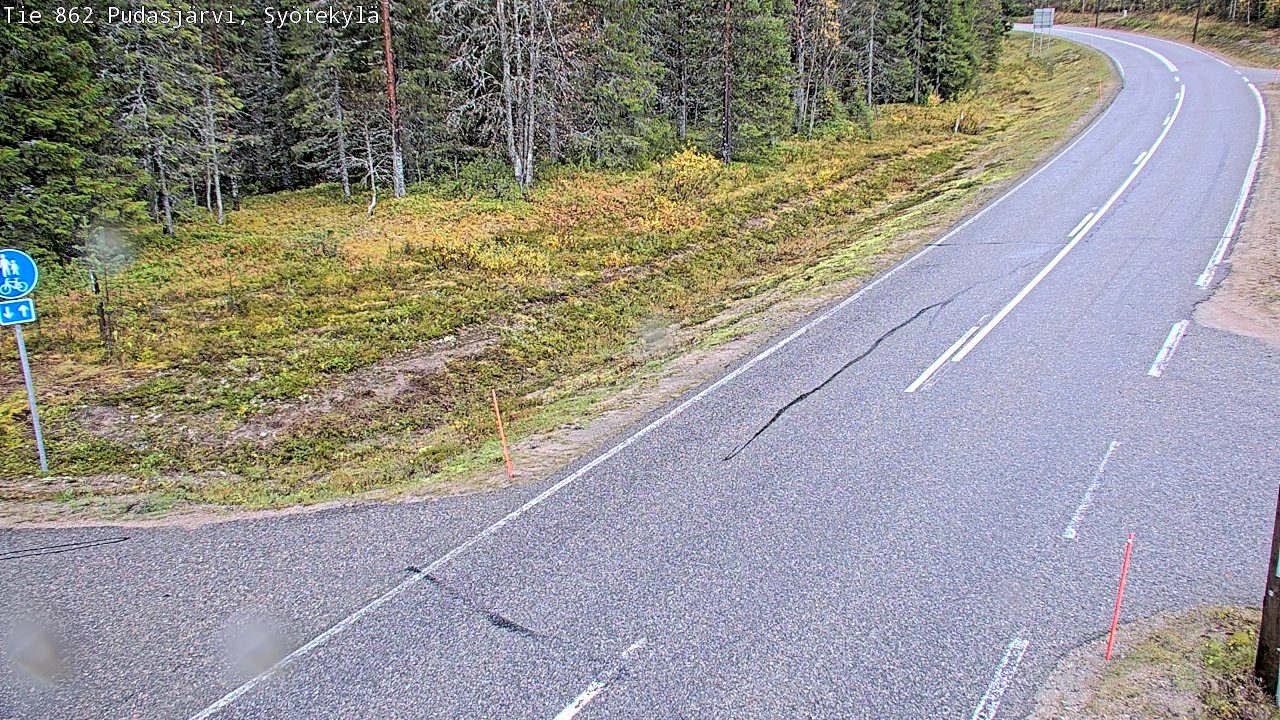 Kelikamerat Kuva Tie 862 Pudasjärvi, Syötekylä, Pudasjärvi, Pohjois-Pohjanmaa
