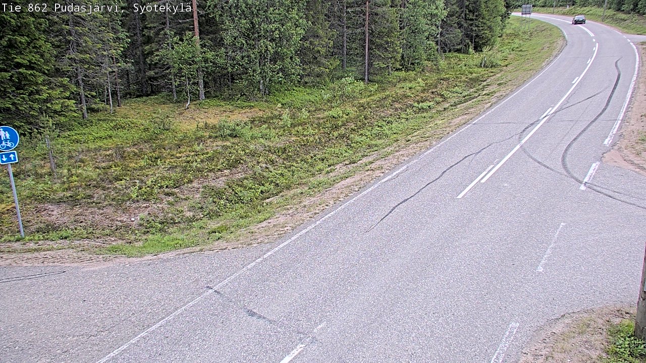 Kelikamerat Kuva Tie 862 Pudasjärvi, Syötekylä, Pudasjärvi, Pohjois-Pohjanmaa