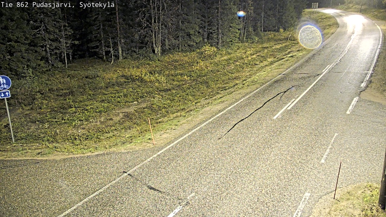 Kelikamerat Kuva Tie 862 Pudasjärvi, Syötekylä, Pudasjärvi, Pohjois-Pohjanmaa