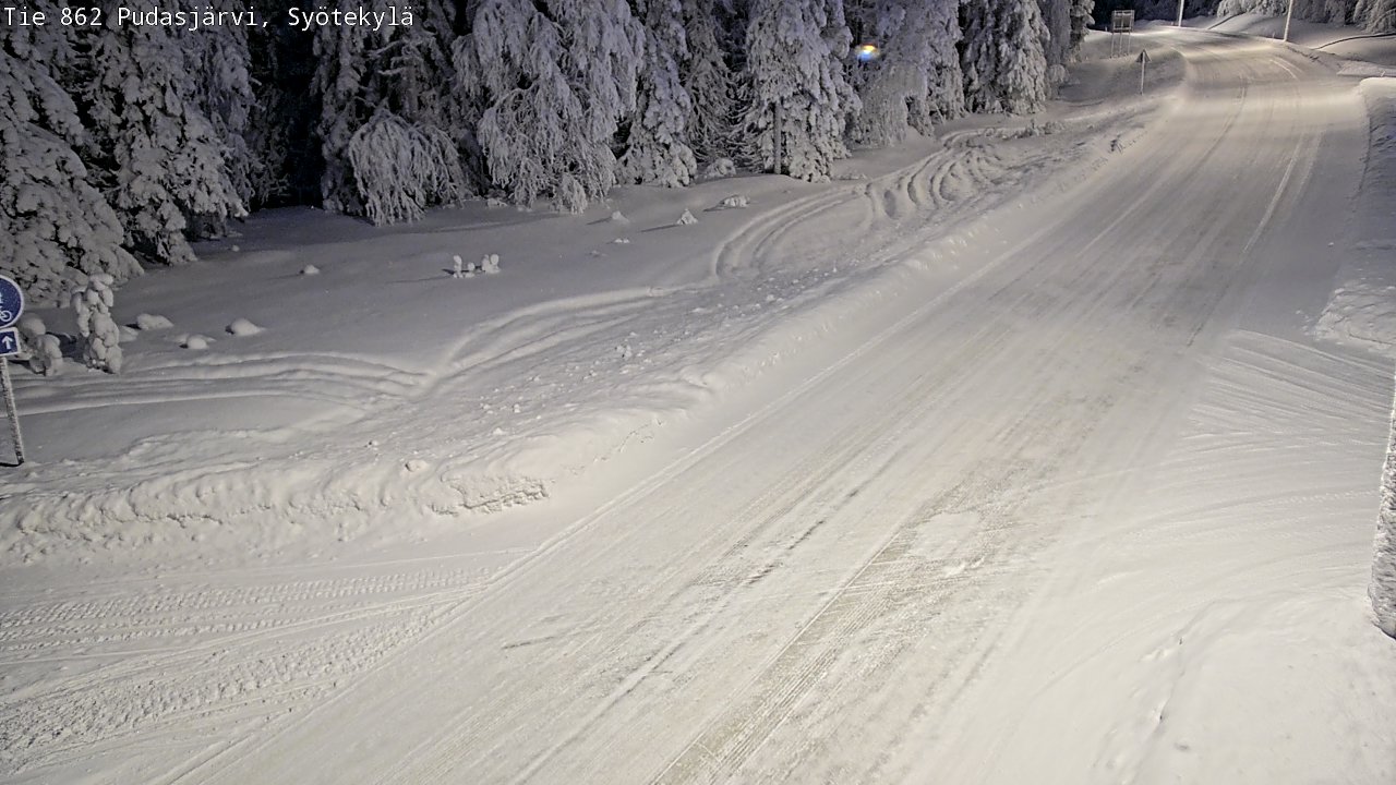 Kelikamerat Kuva Tie 862 Pudasjärvi, Syötekylä, Pudasjärvi, Pohjois-Pohjanmaa