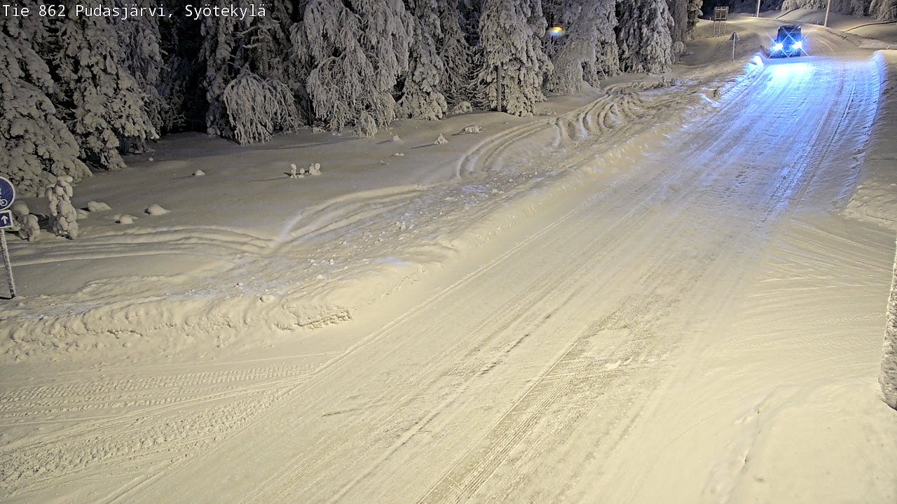 Kelikamerat Kuva Tie 862 Pudasjärvi, Syötekylä, Pudasjärvi, Pohjois-Pohjanmaa