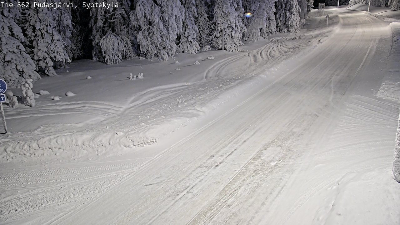 Kelikamerat Kuva Tie 862 Pudasjärvi, Syötekylä, Pudasjärvi, Pohjois-Pohjanmaa