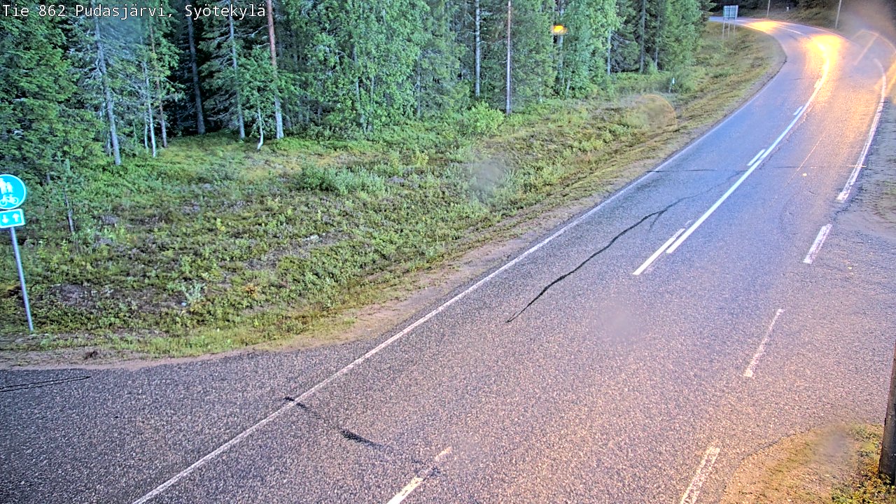 Kelikamerat Kuva Tie 862 Pudasjärvi, Syötekylä, Pudasjärvi, Pohjois-Pohjanmaa