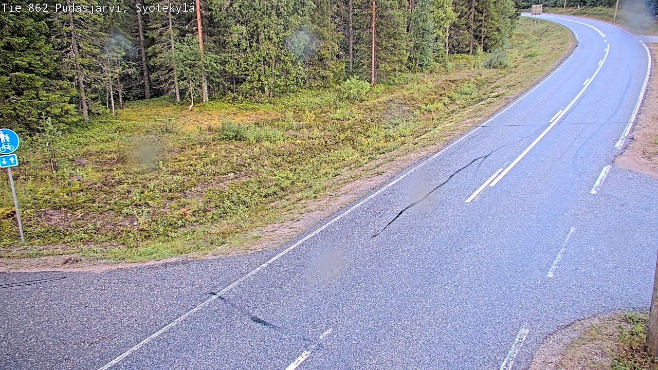 Kelikamerat Kuva Tie 862 Pudasjärvi, Syötekylä, Pudasjärvi, Pohjois-Pohjanmaa