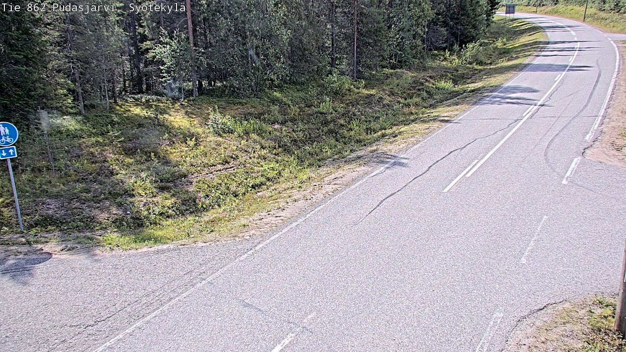 Kelikamerat Kuva Tie 862 Pudasjärvi, Syötekylä, Pudasjärvi, Pohjois-Pohjanmaa