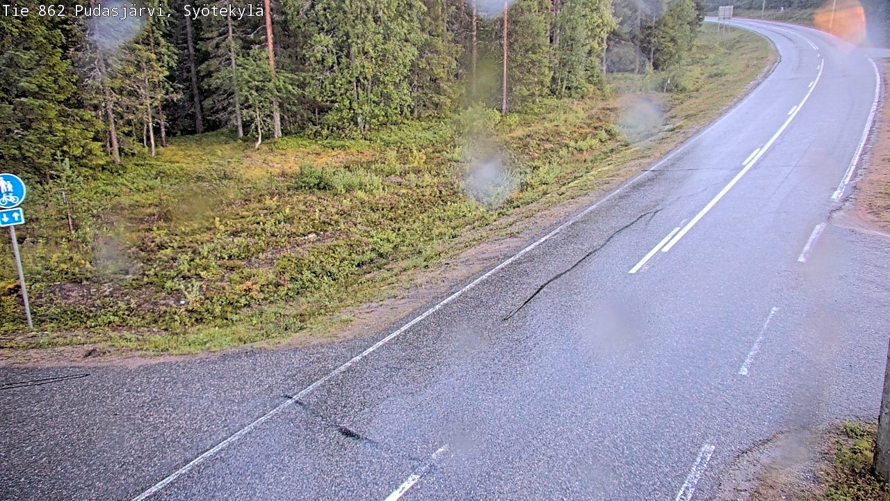 Kelikamerat Kuva Tie 862 Pudasjärvi, Syötekylä, Pudasjärvi, Pohjois-Pohjanmaa