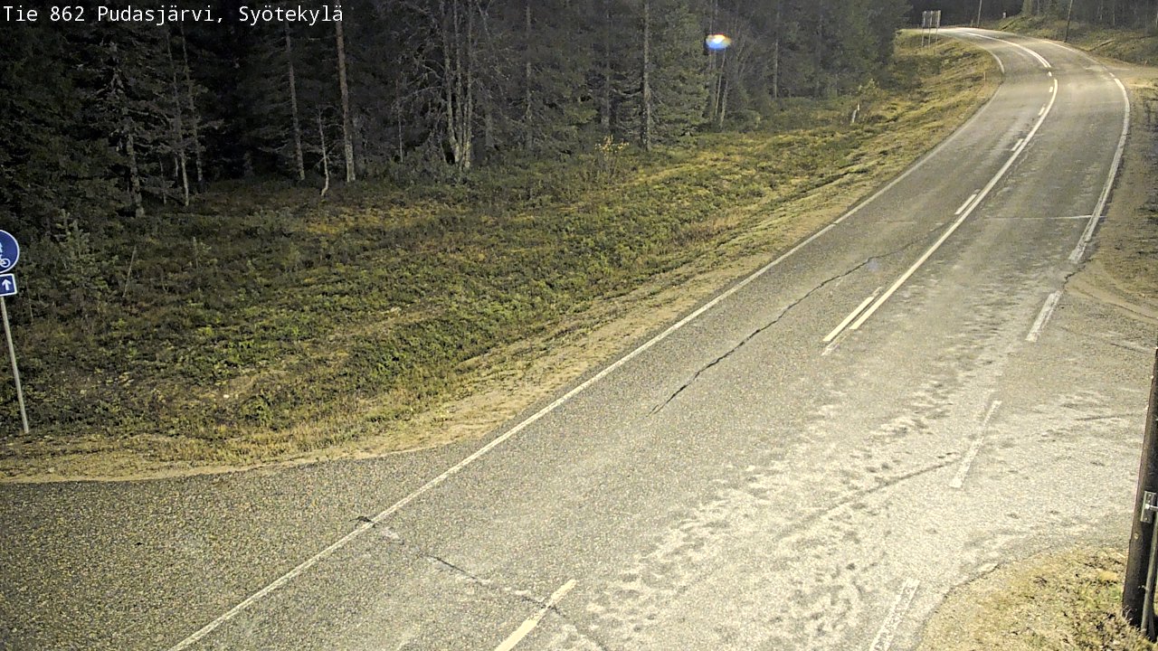 Kelikamerat Kuva Tie 862 Pudasjärvi, Syötekylä, Pudasjärvi, Pohjois-Pohjanmaa