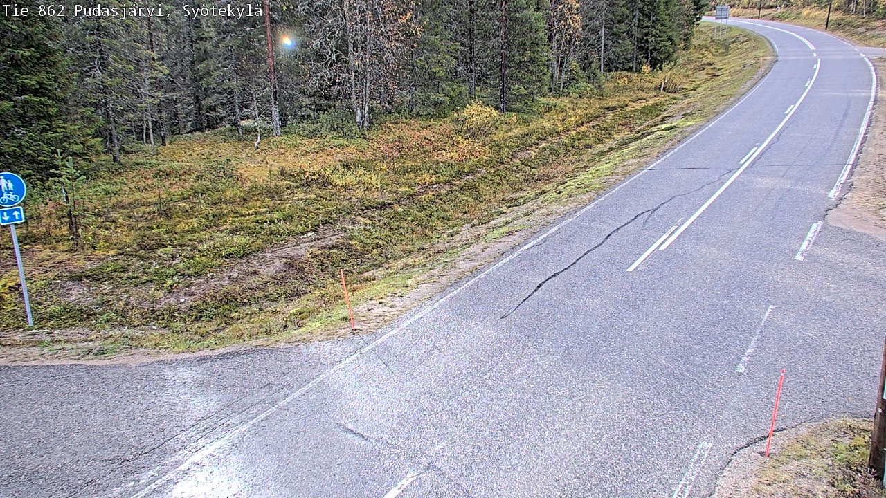 Kelikamerat Kuva Tie 862 Pudasjärvi, Syötekylä, Pudasjärvi, Pohjois-Pohjanmaa