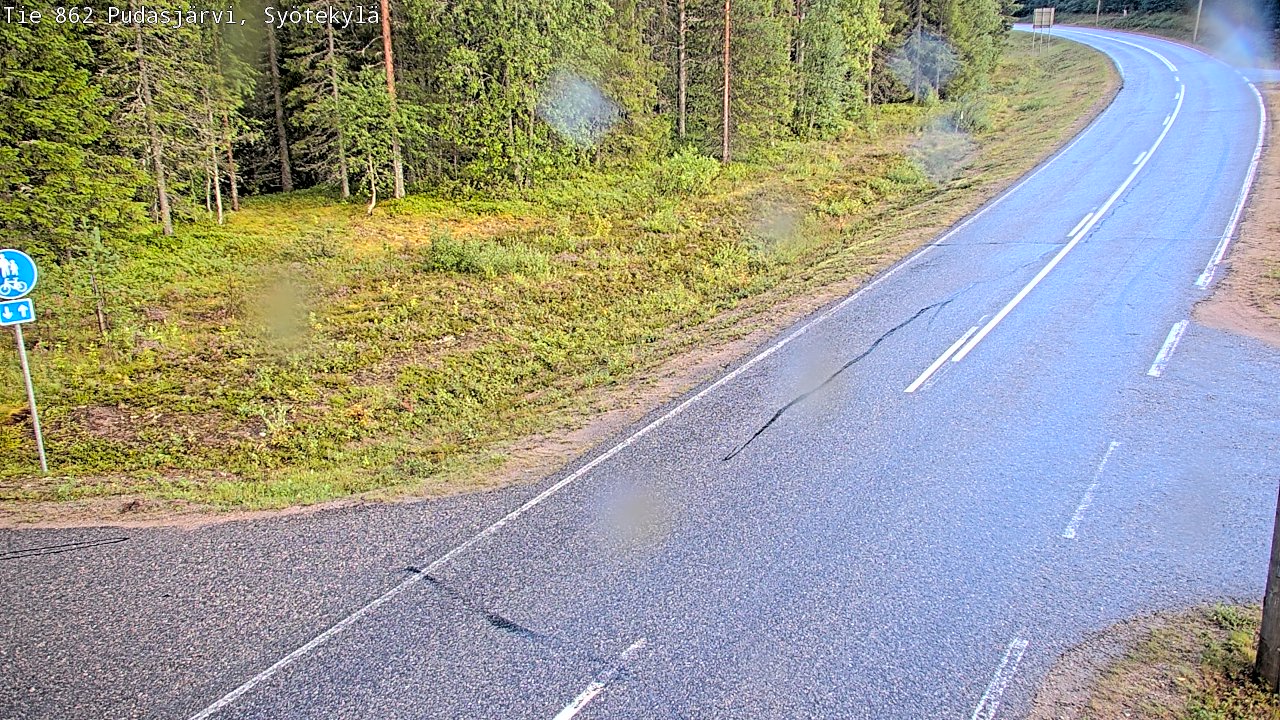 Kelikamerat Kuva Tie 862 Pudasjärvi, Syötekylä, Pudasjärvi, Pohjois-Pohjanmaa