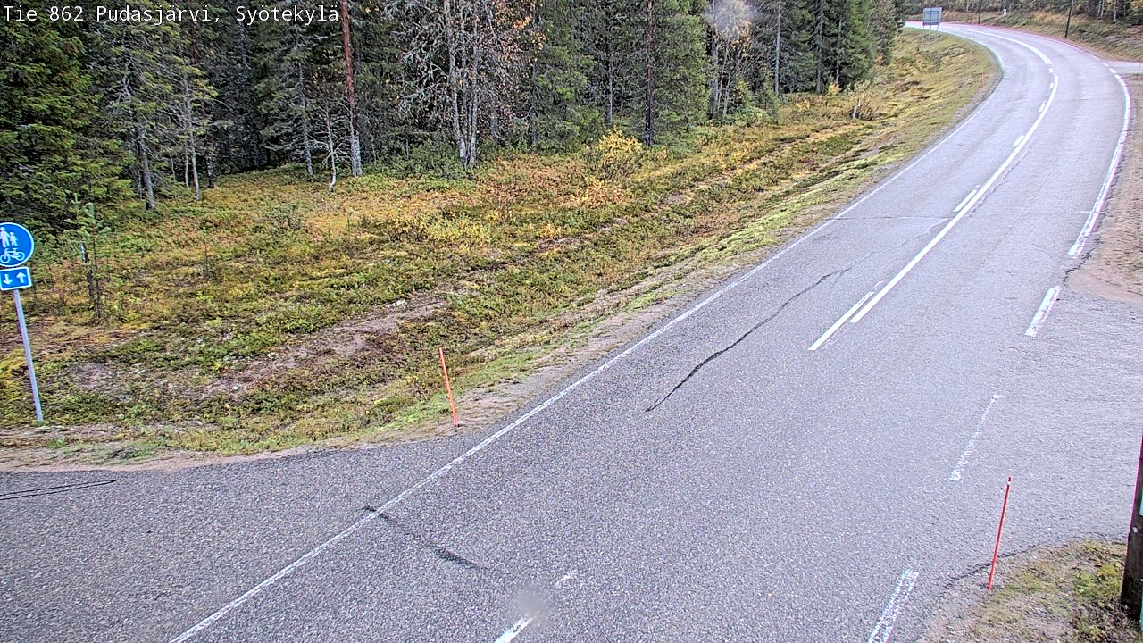 Kelikamerat Kuva Tie 862 Pudasjärvi, Syötekylä, Pudasjärvi, Pohjois-Pohjanmaa
