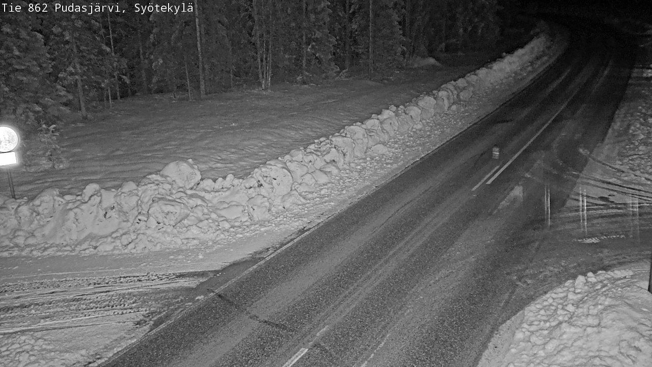Kelikamerat Kuva Tie 862 Pudasjärvi, Syötekylä, Pudasjärvi, Pohjois-Pohjanmaa