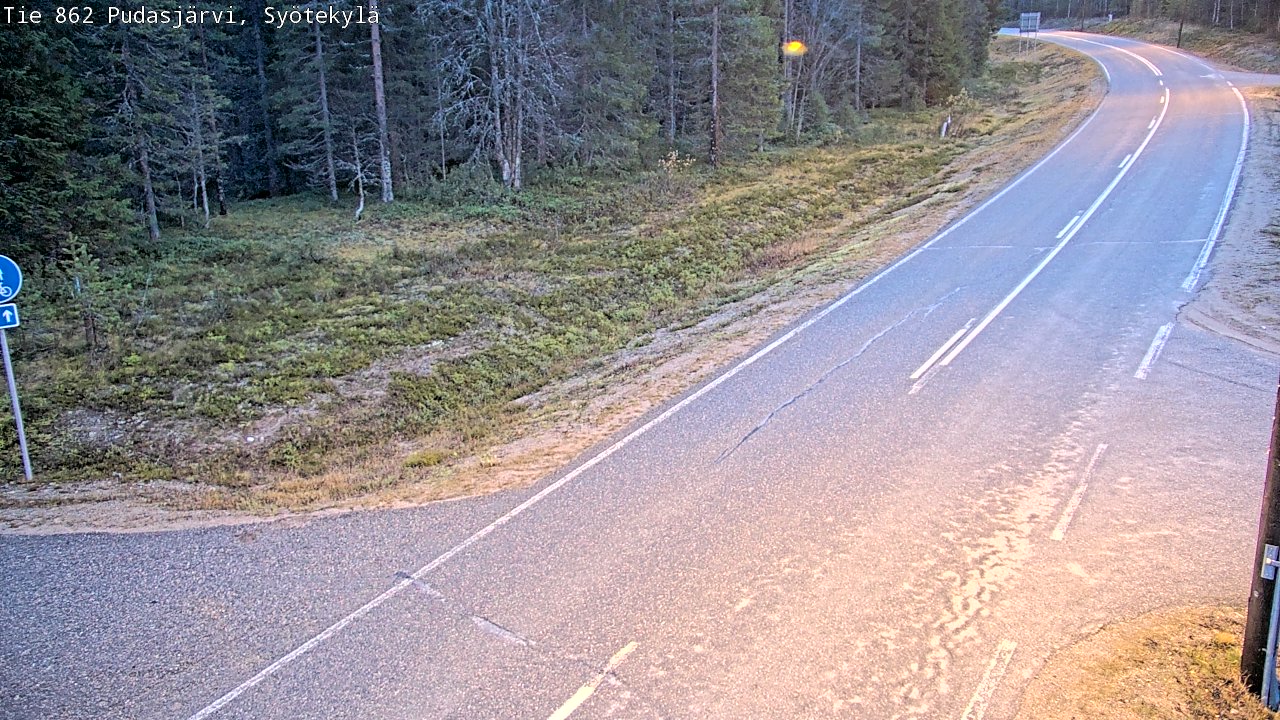 Kelikamerat Kuva Tie 862 Pudasjärvi, Syötekylä, Pudasjärvi, Pohjois-Pohjanmaa