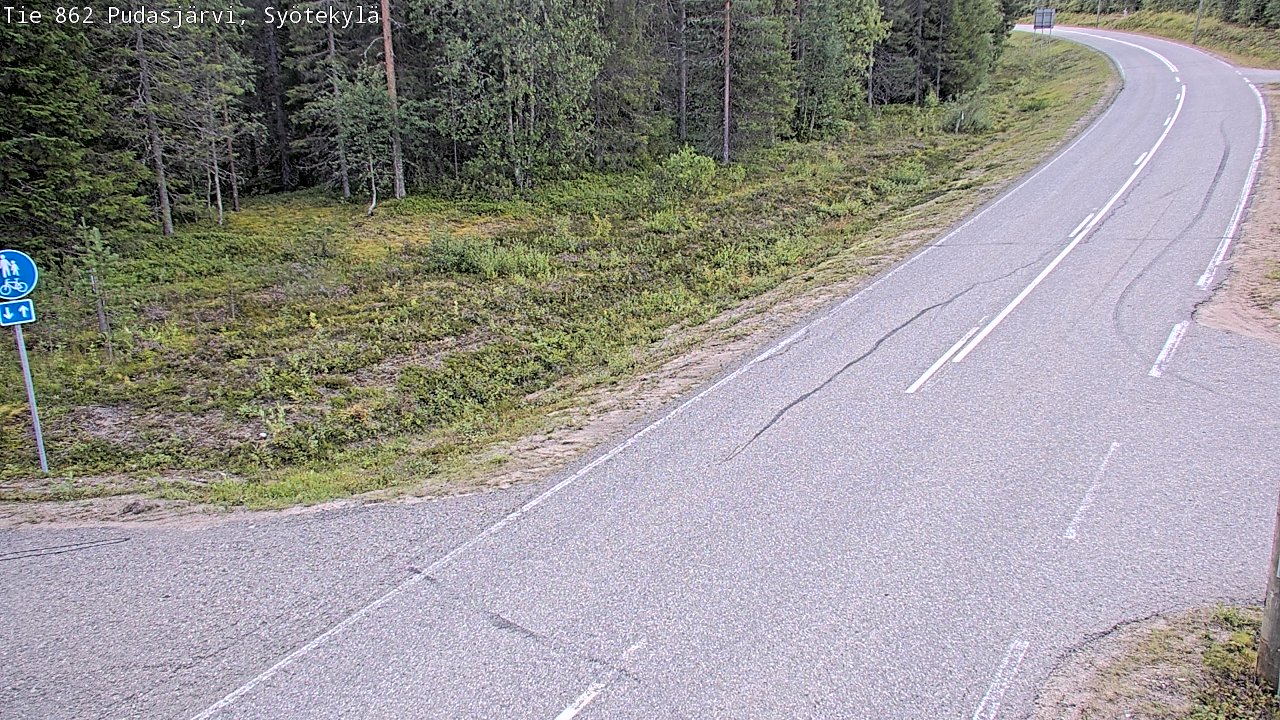 Kelikamerat Kuva Tie 862 Pudasjärvi, Syötekylä, Pudasjärvi, Pohjois-Pohjanmaa