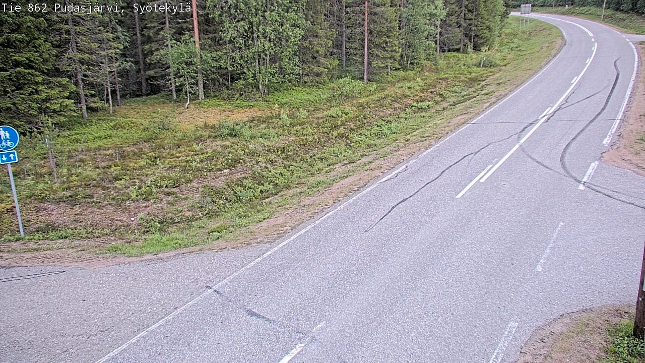 Kelikamerat Kuva Tie 862 Pudasjärvi, Syötekylä, Pudasjärvi, Pohjois-Pohjanmaa